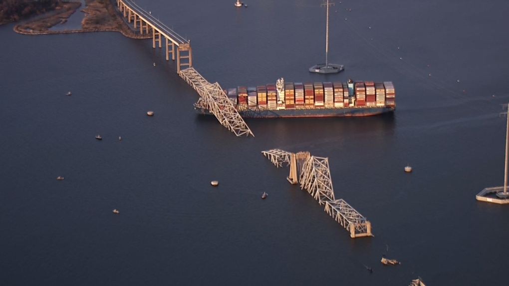 Cargo ship hits Baltimore's Key Bridge, bringing it down. Rescuers are ...