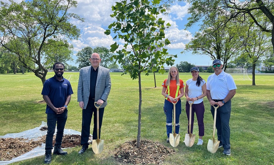 The City of Windsor officially plants its 1,400th tree this year